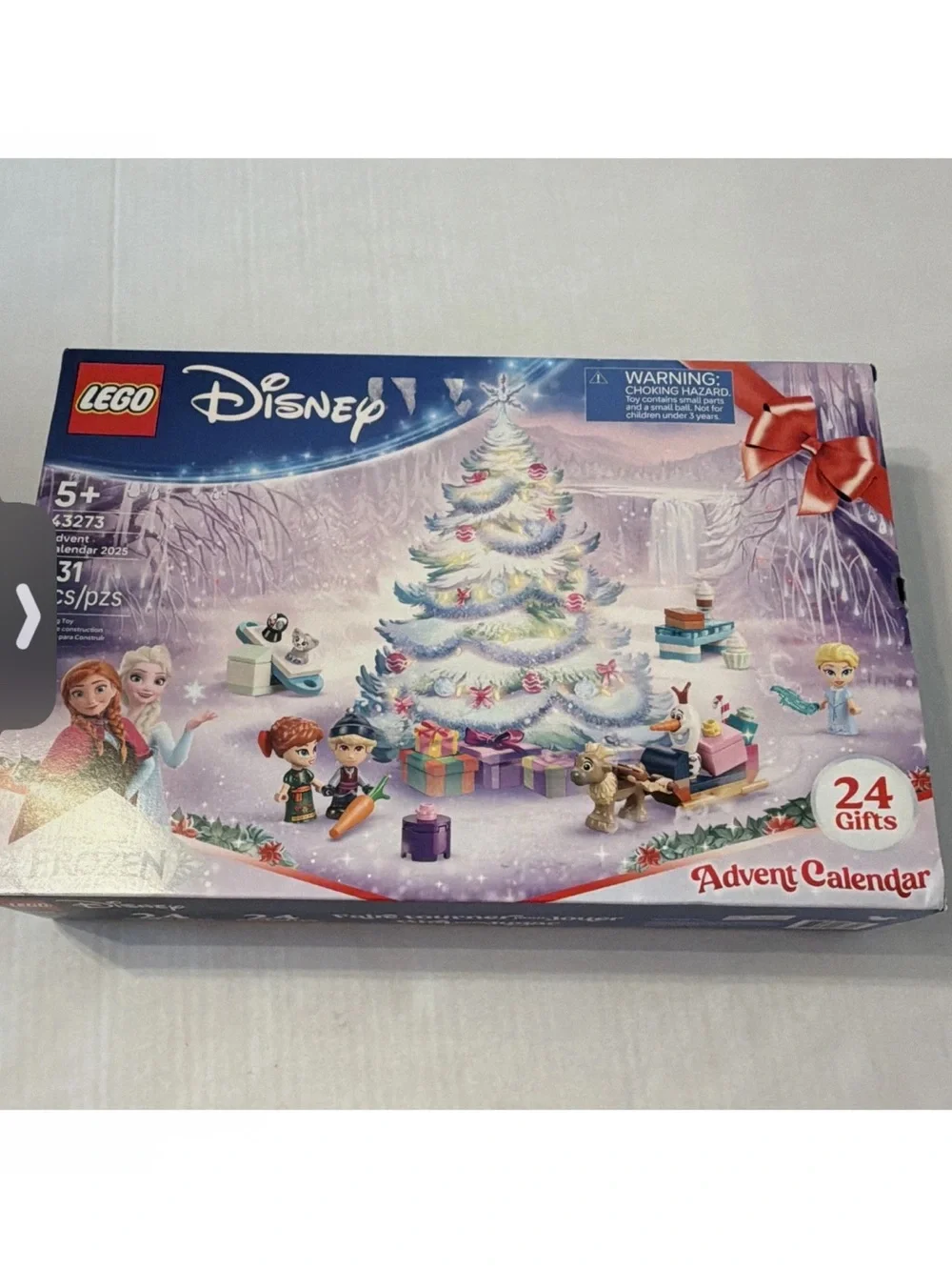 LEGO Disney Frozen Advent Calendar Box - Purple, White, Blue